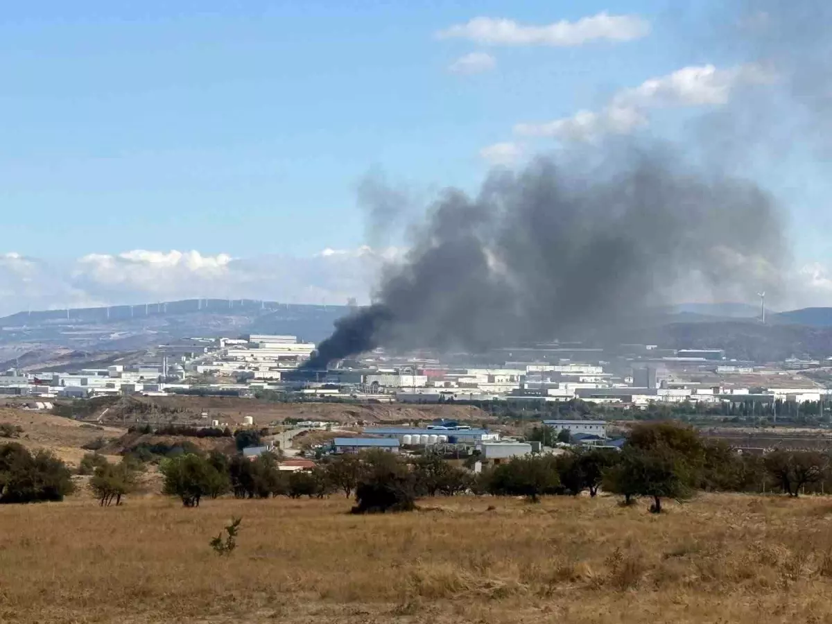 İzmir Aliağa’da Fabrika Yangını Kontrol Altına Alındı