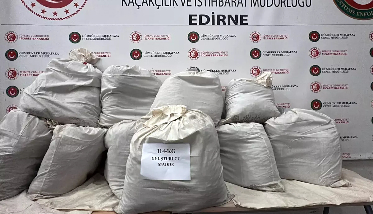 Kapıkule’de Tankerde 114 Kilo Uyuşturucu Ele Geçirildi