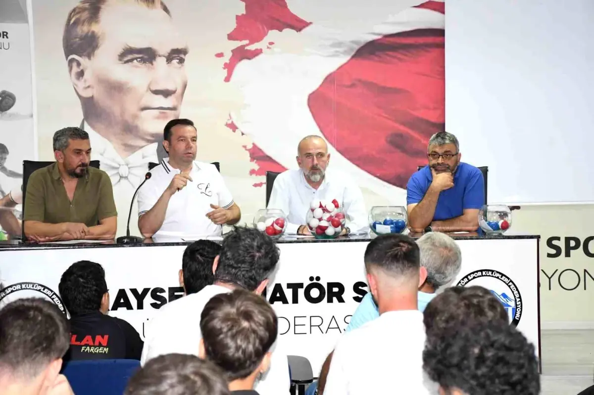 Kayseri U18 Ligi Fikstürü Çekildi: 27 Takım Mücadele Edecek