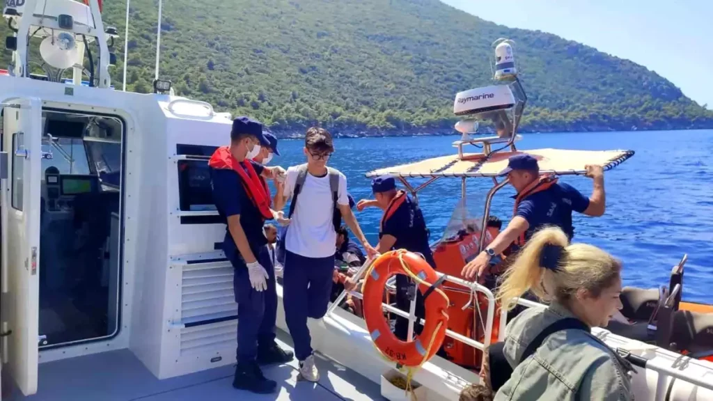 Fethiye’de Korsan Koyu’nda Düzensiz Göçmen Yakalandı