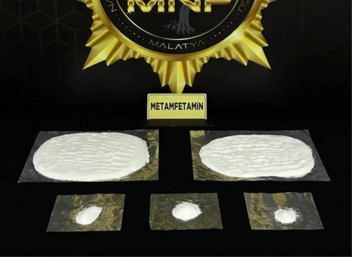 Malatya’da Dev Uyuşturucu Operasyonu: 745 Gram Metamfetamin Ele Geçirildi
