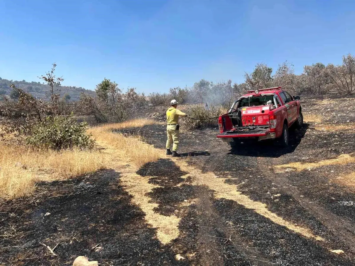 Mardin’in Savur İlçesinde Orman Yangını Kontrol Altına Alındı
