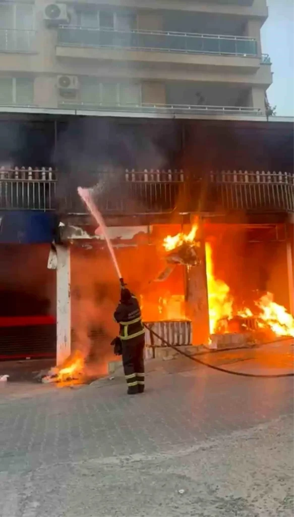 Mardin’de İş Yerinde Korkutan Yangın