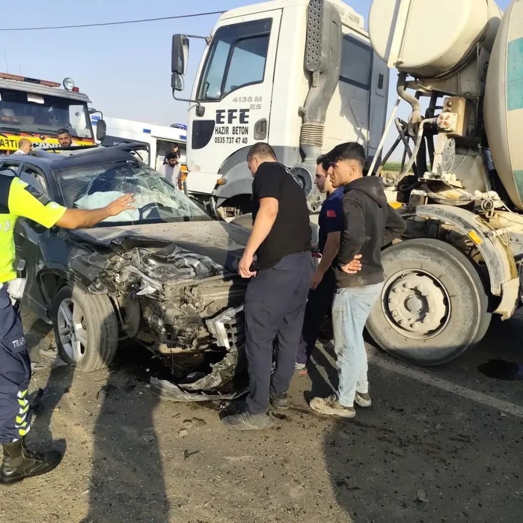 Mardin’de Zincirleme Trafik Kazası: 7 Yaralı