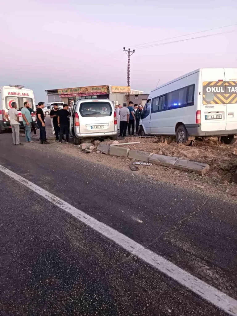 Mardin’de Zincirleme Trafik Kazası: 9 Yaralı