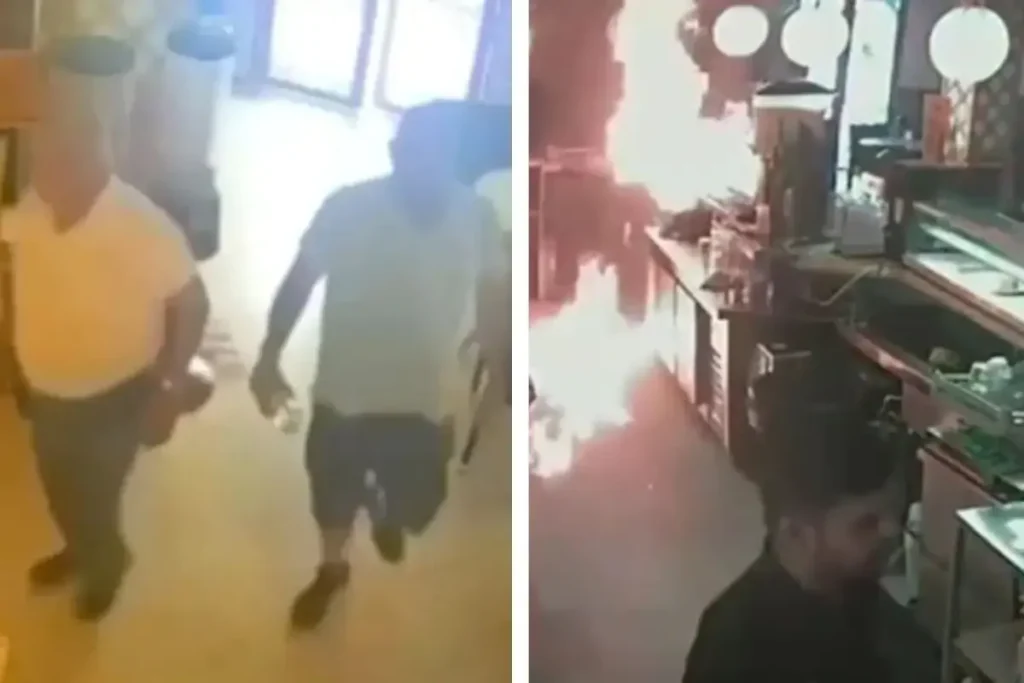 Mayonez Kavgası Kafe Yangınına Neden Oldu