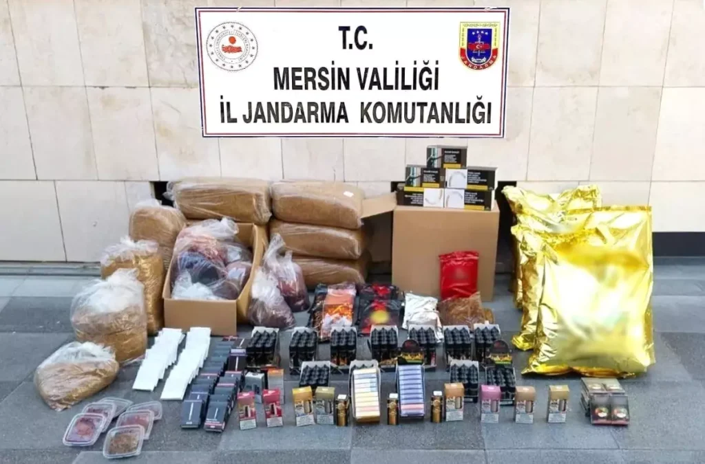Mersin’de Kaçak Sigara Operasyonu: Büyük Miktarda Ürün Ele Geçirildi