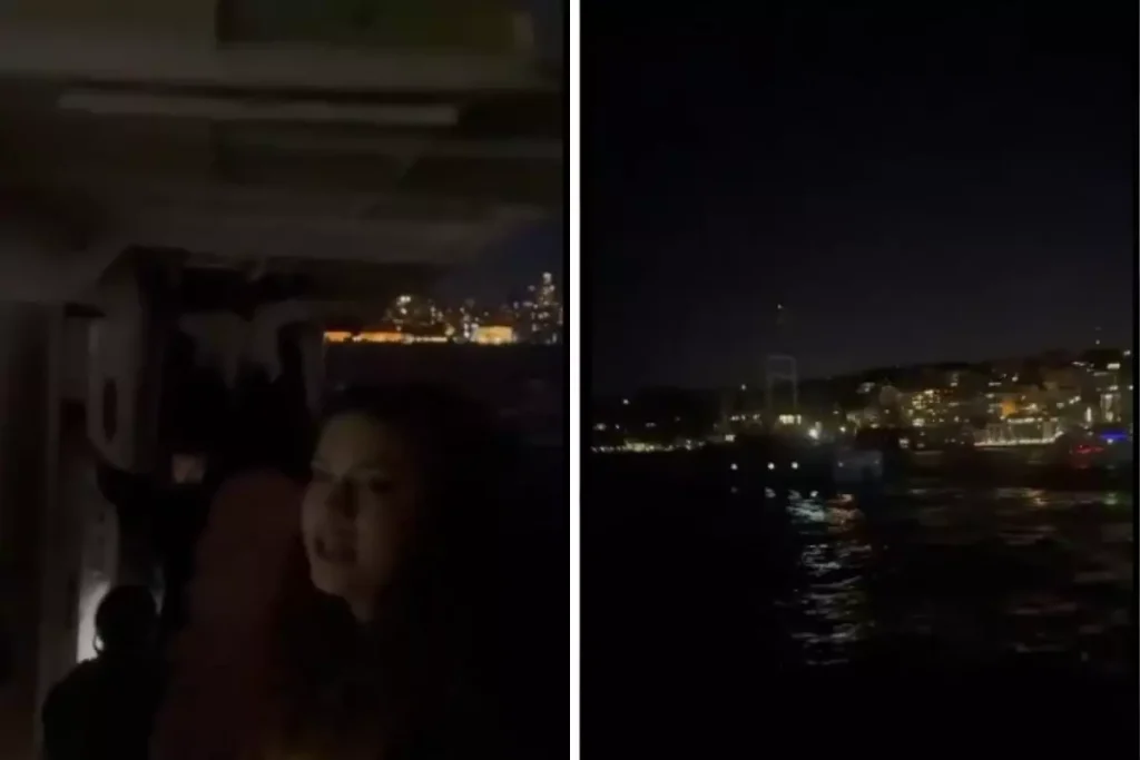 Boğazda Yolcu Motoru ile Kuru Yük Gemisi Çarpıştı