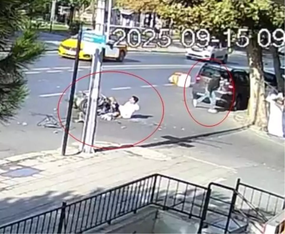 Motosiklet Kaza: Çarpışma Anı Kamerada