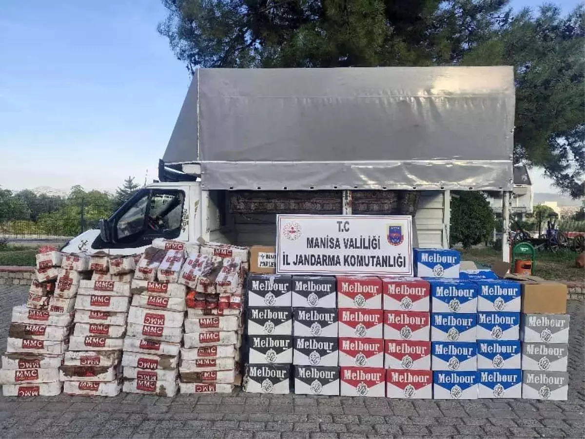 Manisa’da Kaçak Tütün ve Sigara Kağıdı Operasyonu