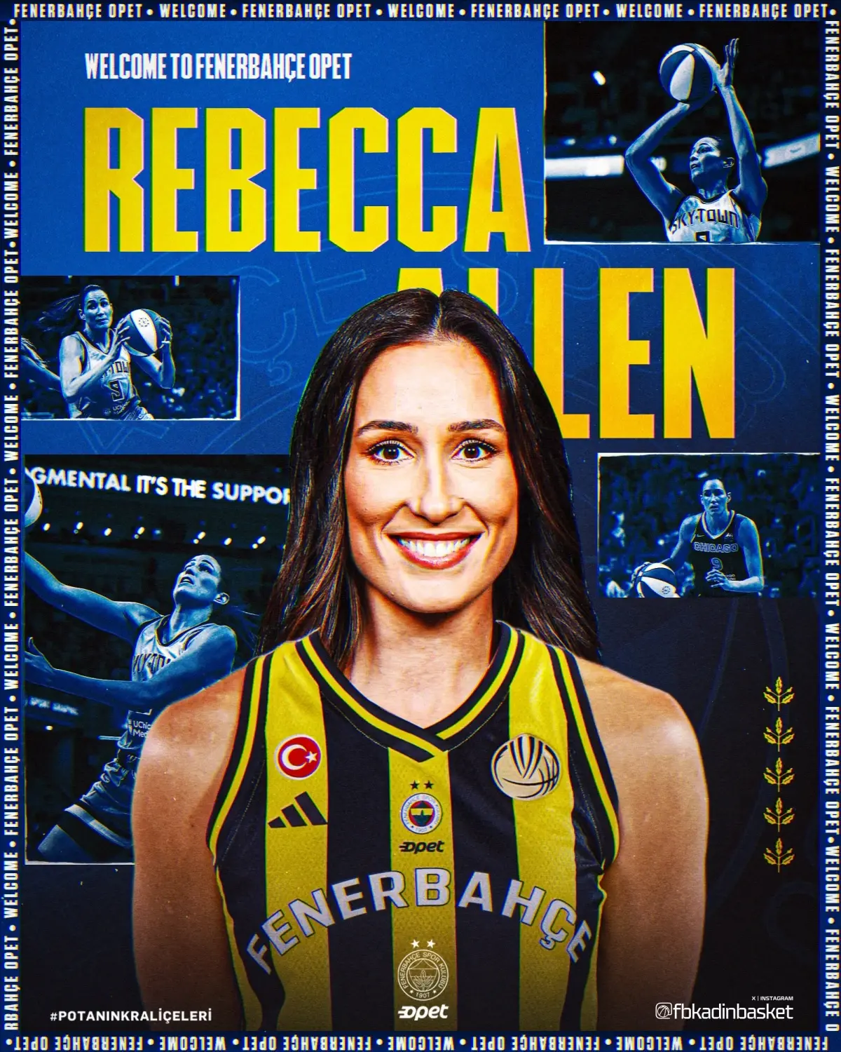 Rebecca Allen Fenerbahçe Opet’te