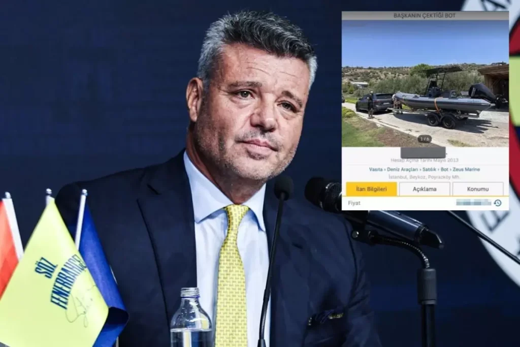 Fenerbahçe Başkanı Saran’ın Efsane Botu Satışa Çıkarıldı