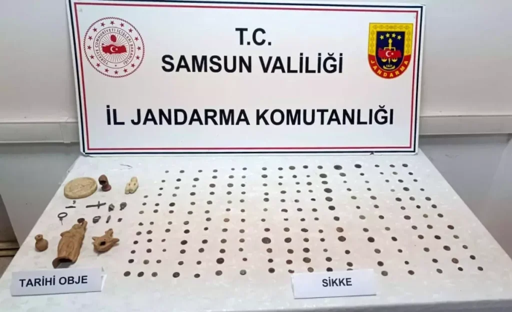 Samsun’da Jandarma Tarihi Eser Operasyonu