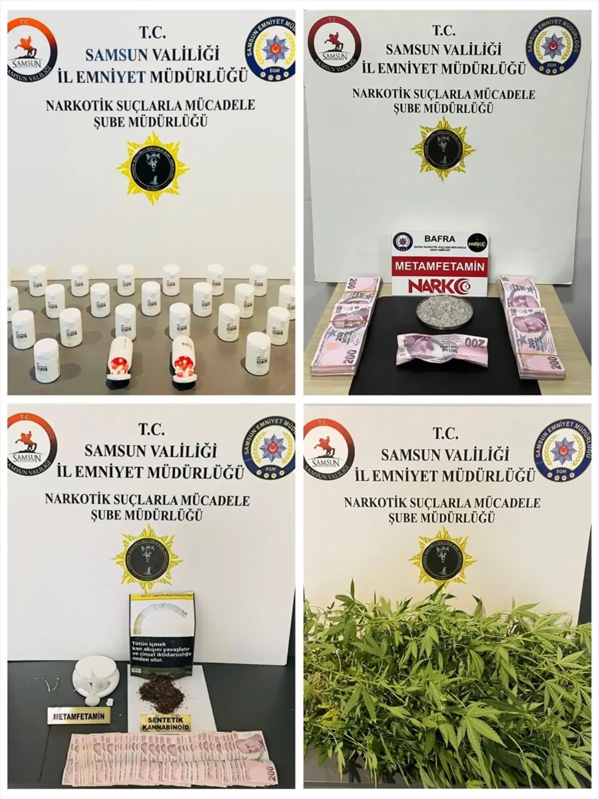 Samsun’da Büyük Uyuşturucu Operasyonu: 6 Gözaltı
