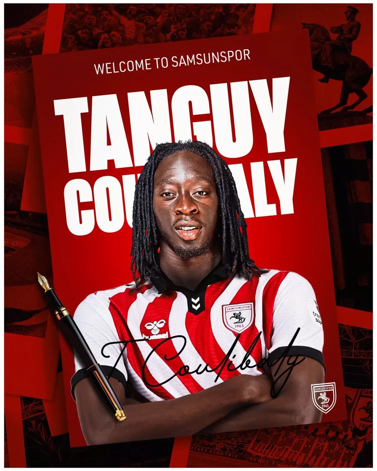 Samsunspor, Tanguy Coulibaly ile 3 Yıl Sözleşme İmzaladı