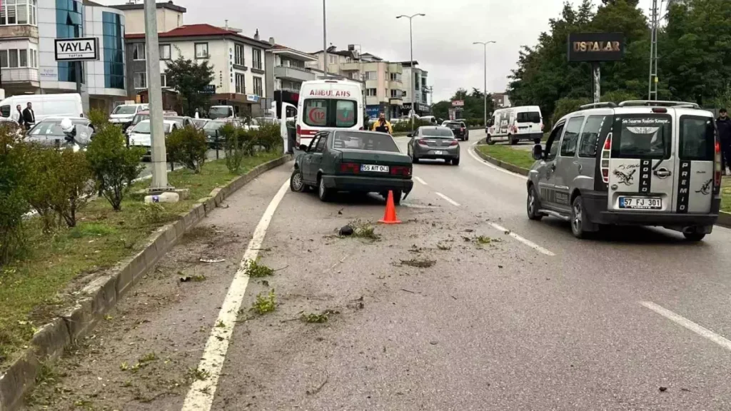 Sinop’ta Zincirleme Trafik Kazası: 1 Yaralı