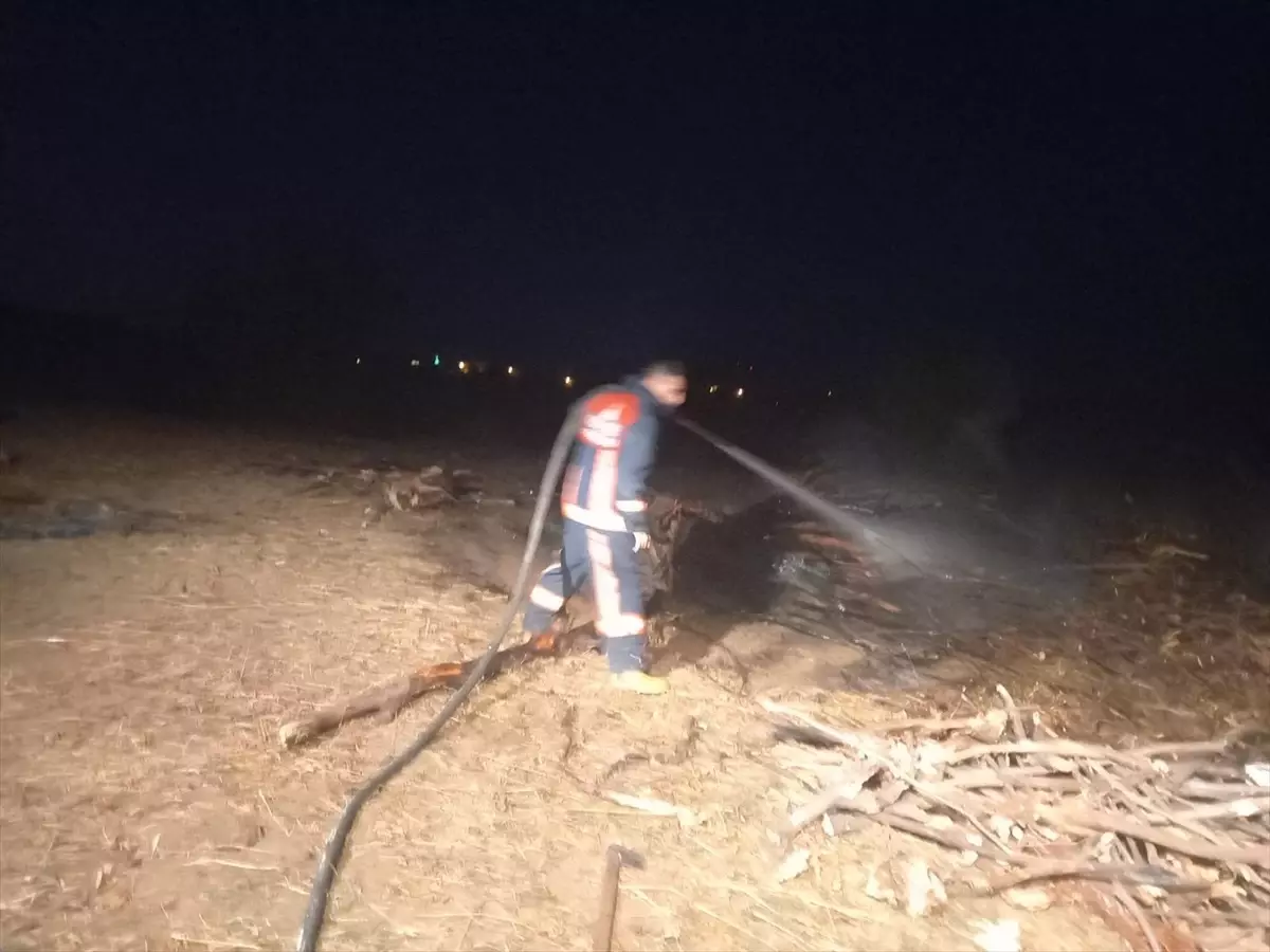 Sinop Gerze’de Anız Yangını Kontrol Altına Alındı