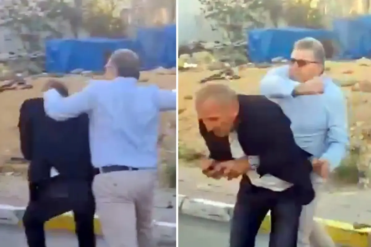 Servis Şoförünün Gazetecilere Saldırısı