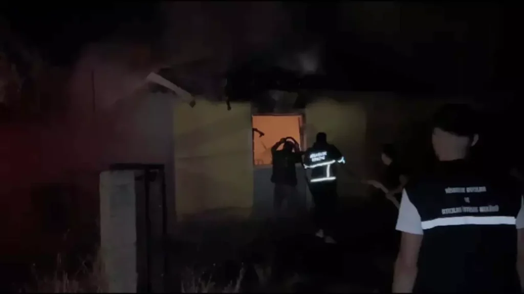 Sünnet Düğünü Sırasında Bağ Evinde Yangın