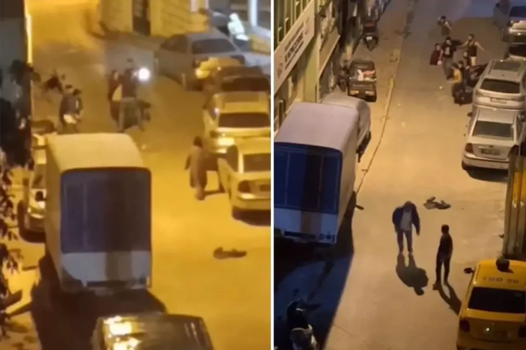 Damacana Kavgası Sokak Ortasında Çıktı