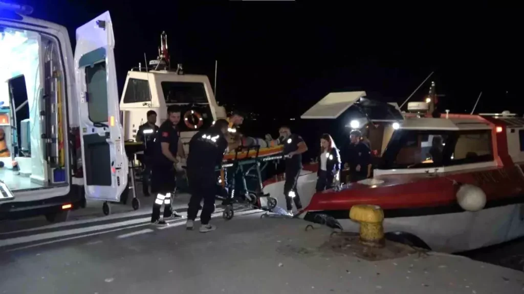 Tekne Kazasında 1 Kişi Yaralandı