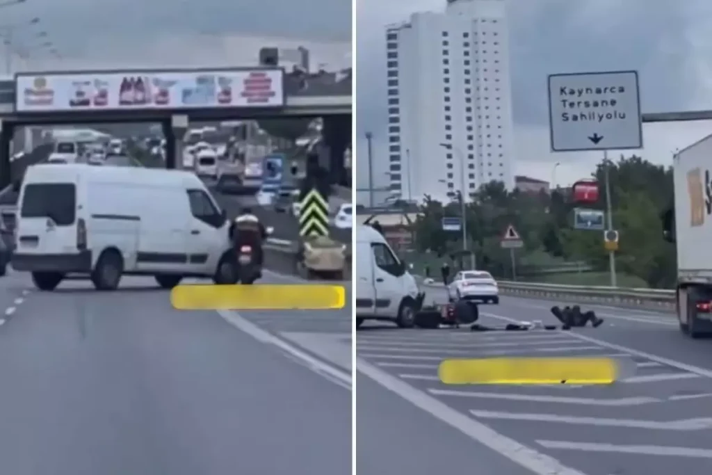 Tırın Altında Kalmaktan Son Anda Kurtuldu