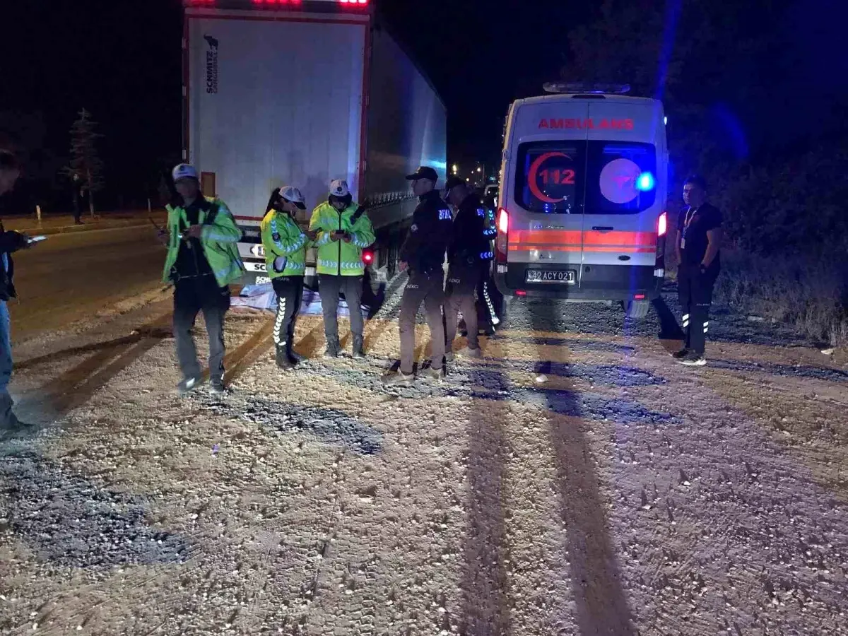 Tırın Çarpması Sonucu Genç Hayatını Kaybetti