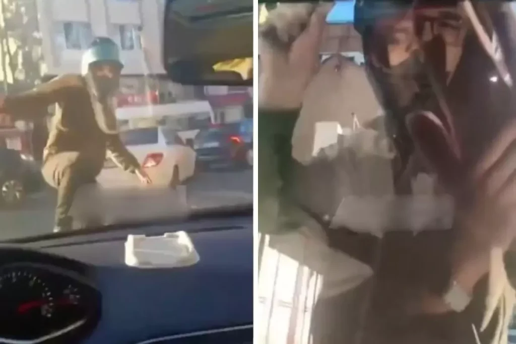 Trafikte Tartışma Sonrası Araca Saldırı