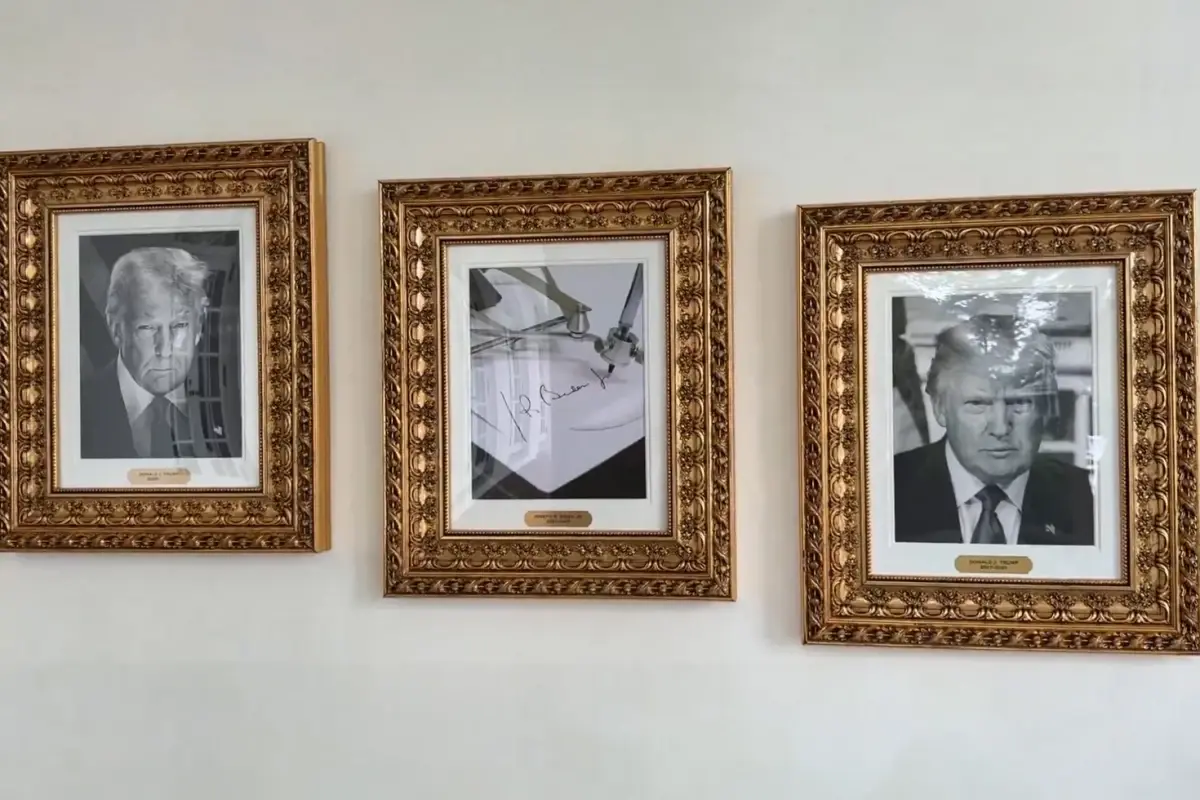 Trump, Biden’ın Fotoğrafını İmzaladı