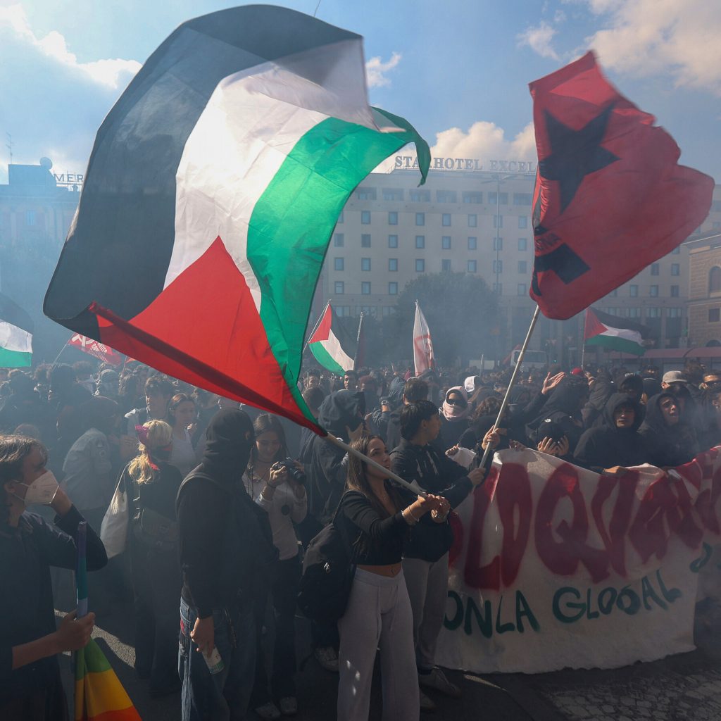 Italy Backs Trump’s Gaza Plan as Public Demands Support for Palestinians