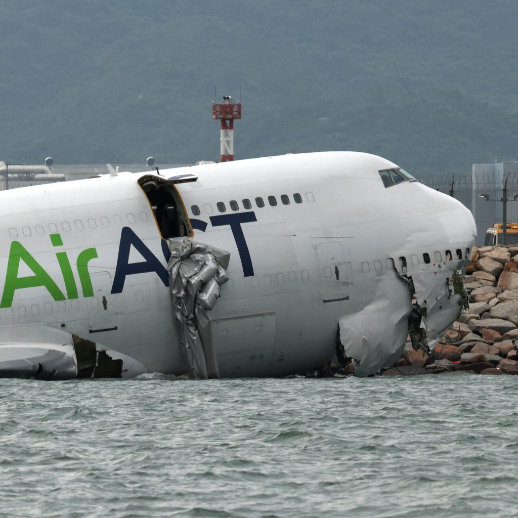 Emirates Cargo Plane Crashes into Sea Off Hong Kong Runway, Claiming Lives of 2 Ground Crew