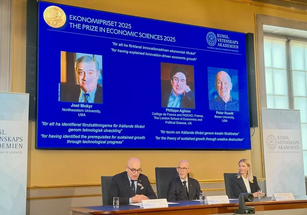 2025 Nobel Ekonomi Ödülü Sahipleri Belli Oldu