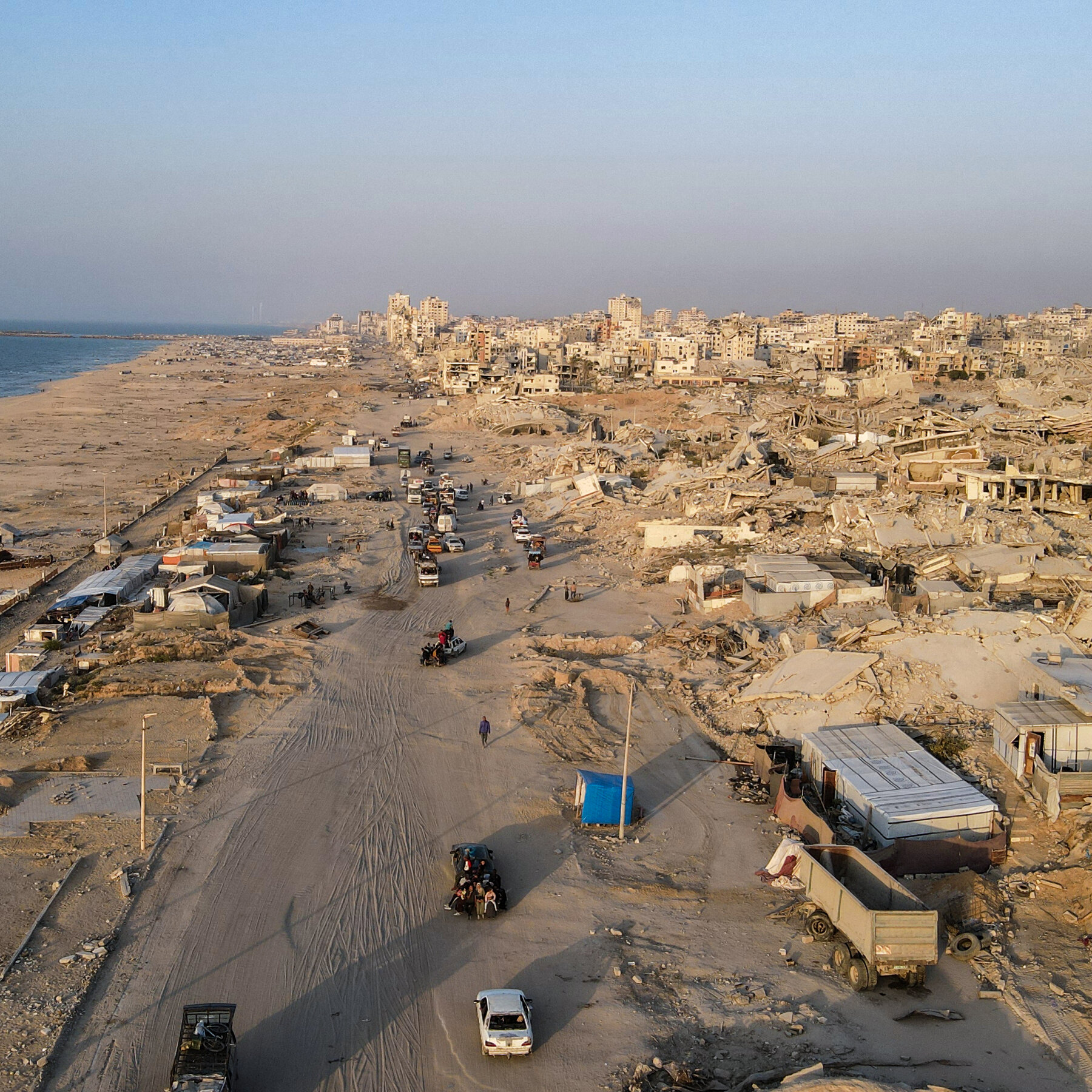 U.S. Flies Drones Over Gaza to Monitor Cease-Fire, Officials Say