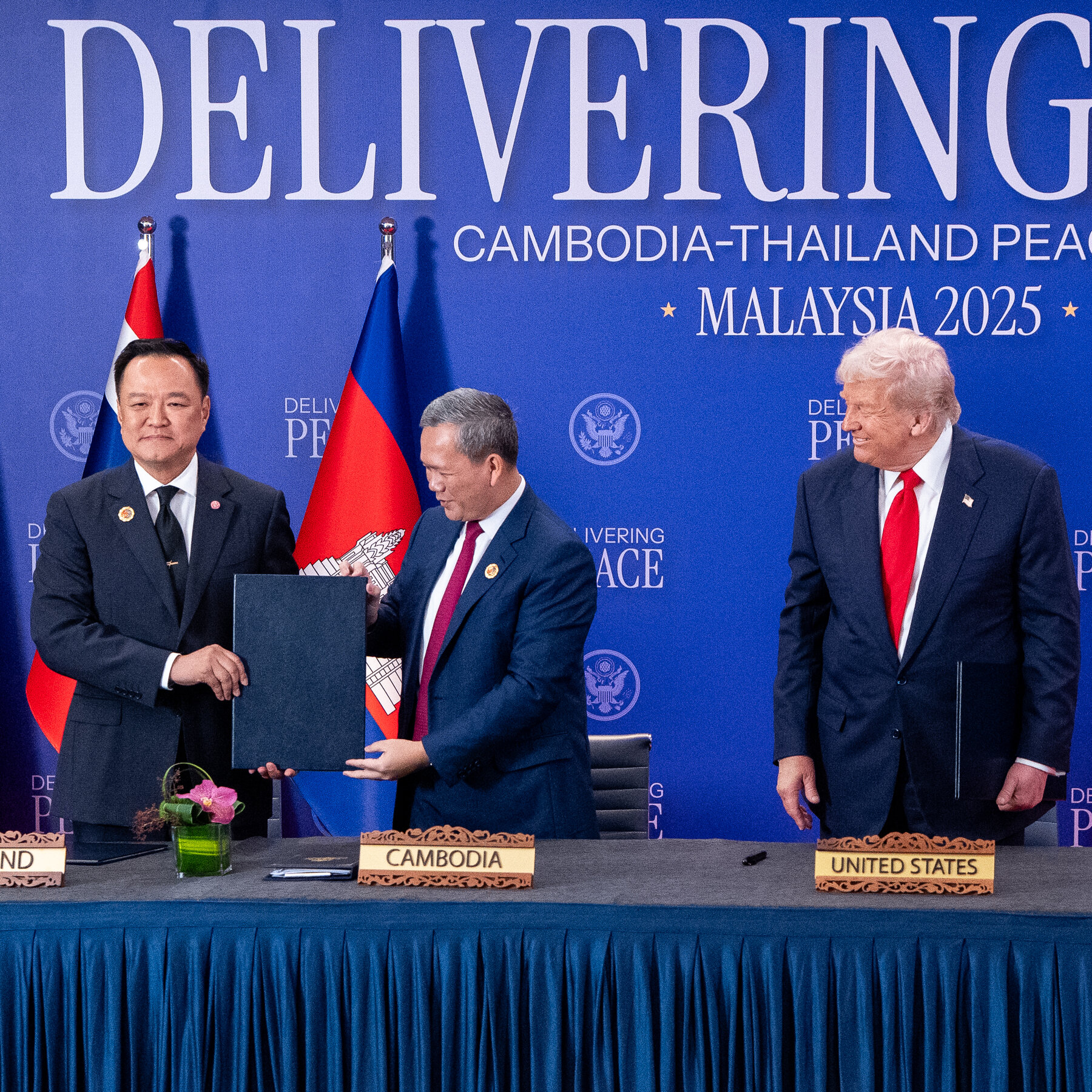 US President Trump Facilitates Border Dispute Resolution between Cambodia and Thailand
