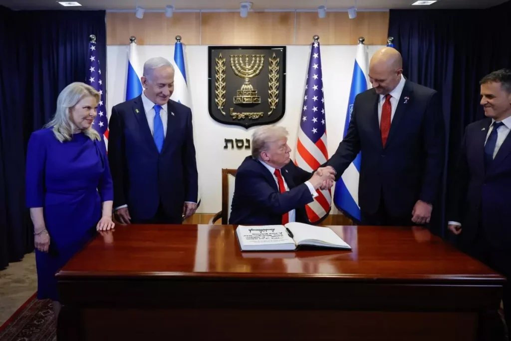 ABD Başkanı Trump, İsrail Meclisi’nde Tarihi Konuşma Yaptı