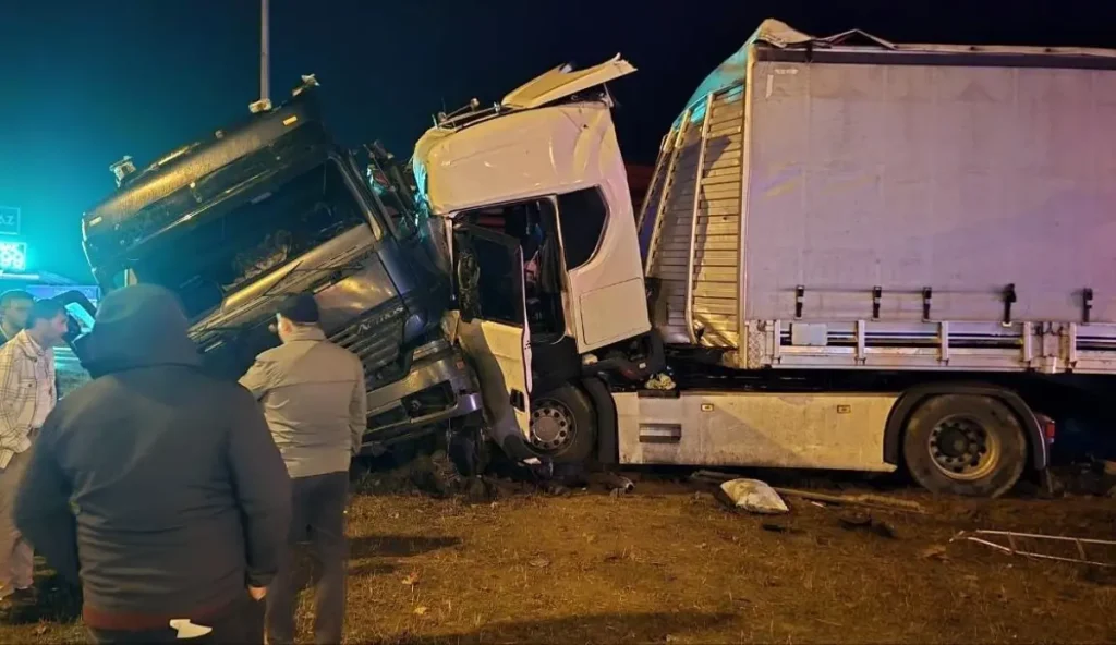 Amasya’da Tır Kazası: 3 Yaralı