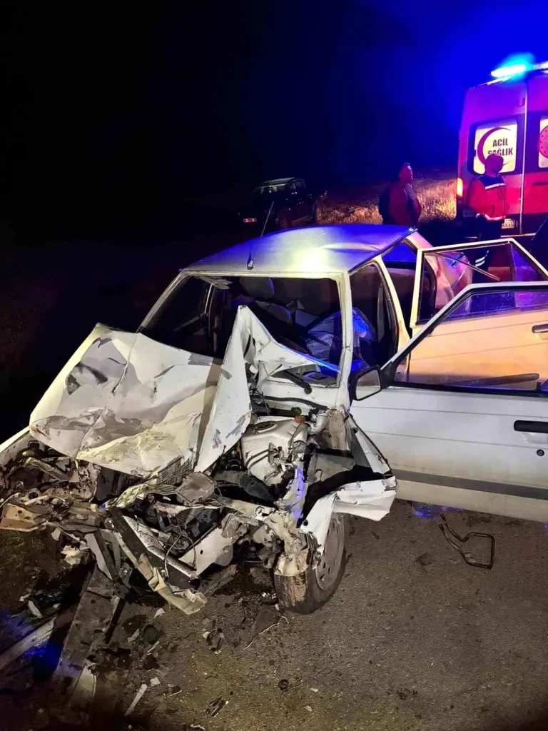 Trafik Kazasında 1 Kişi Hayatını Kaybetti, 1 Kişi Yaralandı
