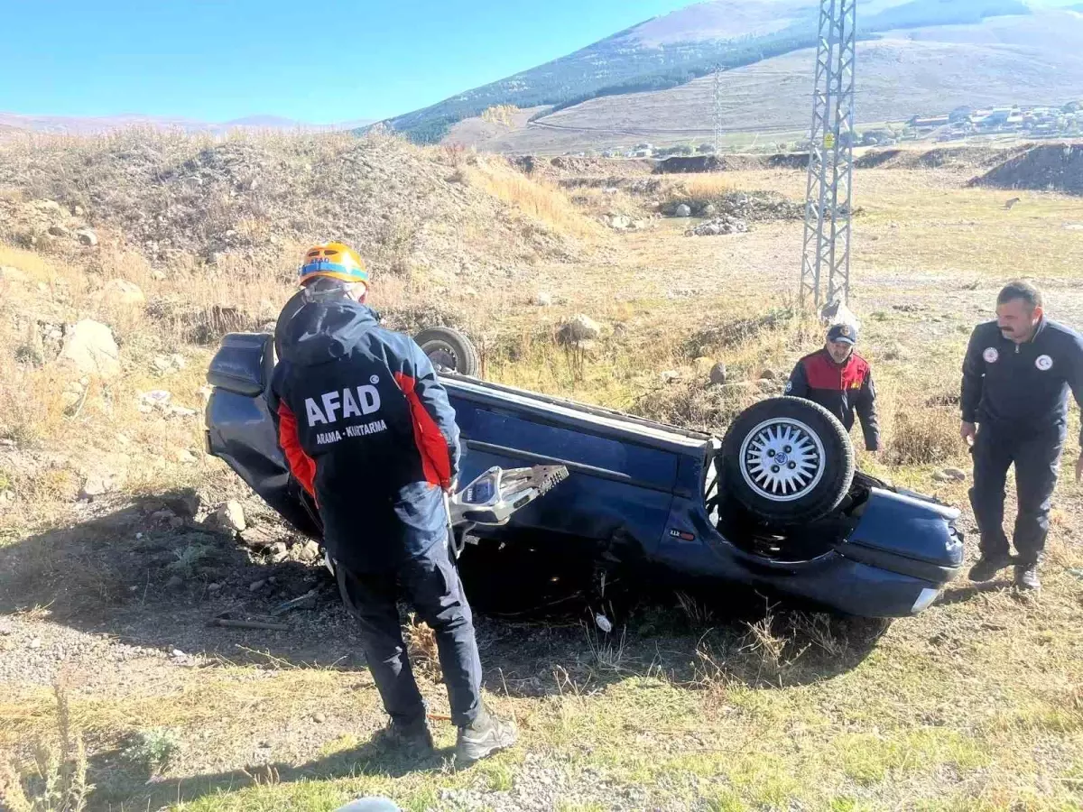 Ardahan’da Otomobil Devrildi: 4 Kişi Yaralandı
