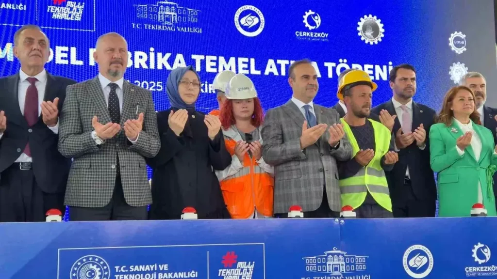 Bakan Kacır: Trakya Model Fabrika Dönüşümün Öncüsü Olacak