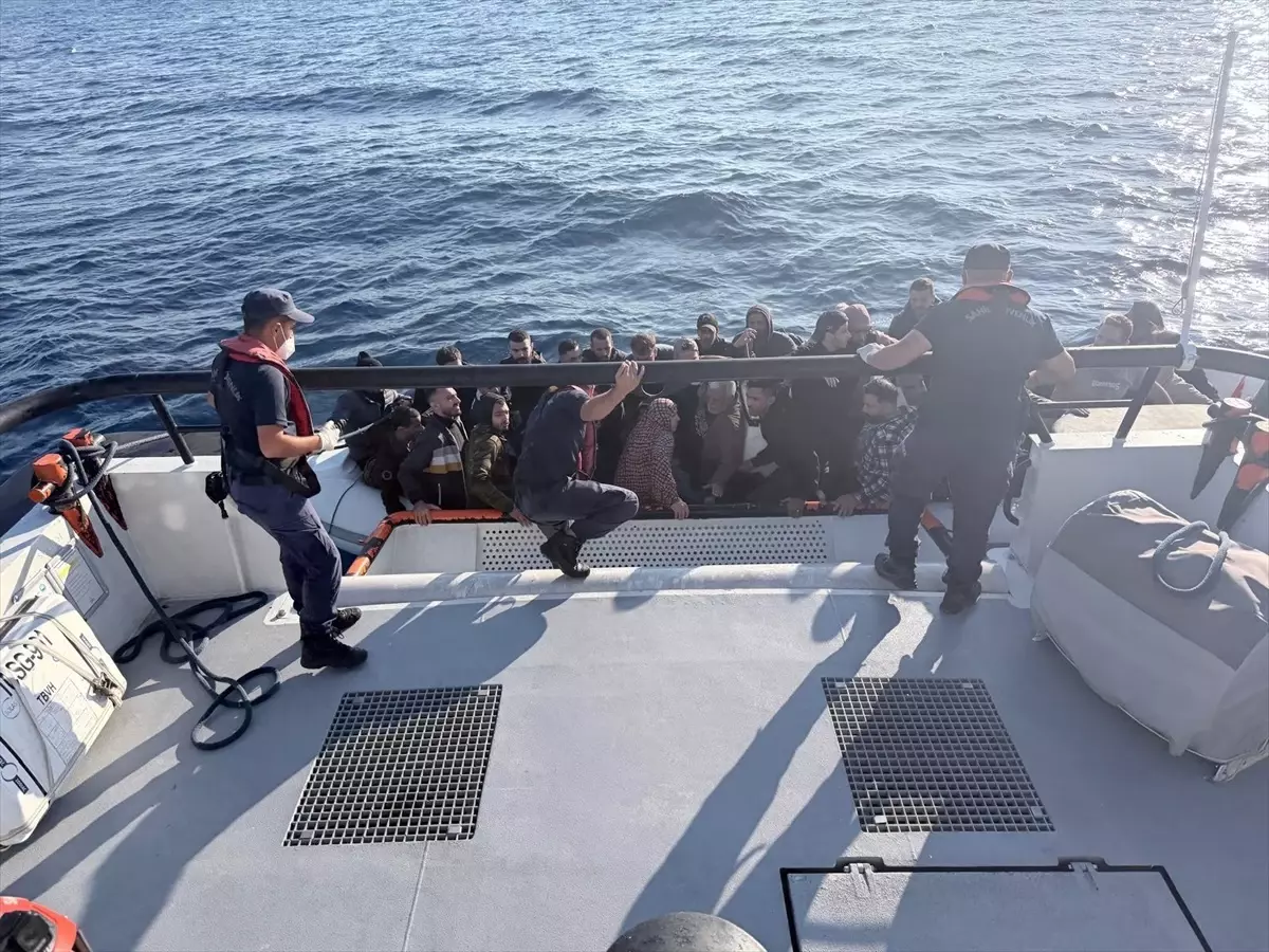 Bodrum Açıklarında Düzensiz Göçmen Operasyonu