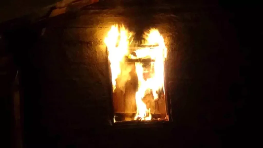 Bolu’da Samanlık Yangını Korku Doldu