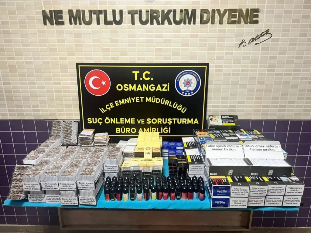 Kaçak Tütün Operasyonu: 22 Bin Makaron Ele Geçirildi