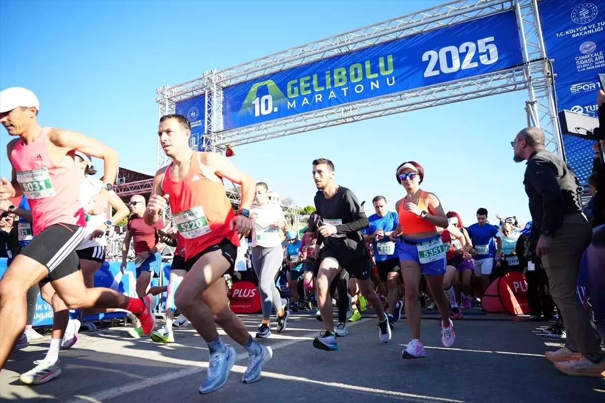 Çanakkale’de 10. Uluslararası Gelibolu Maratonu Başladı