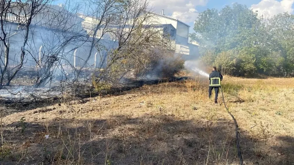 Çankırı’da Ot Yangını Kontrol Altına Alındı