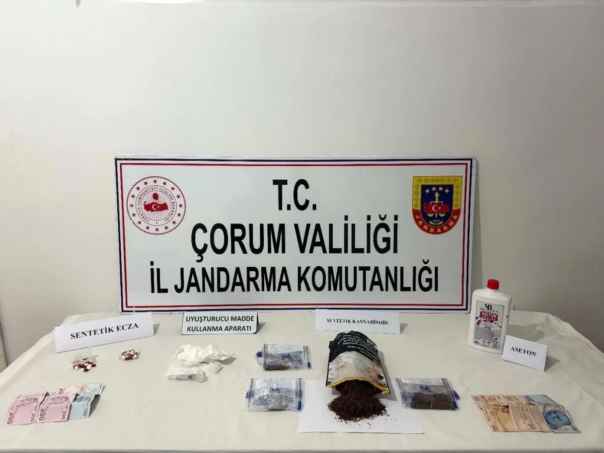 Çorum’da Uyuşturucu Operasyonları: 8 Gözaltı