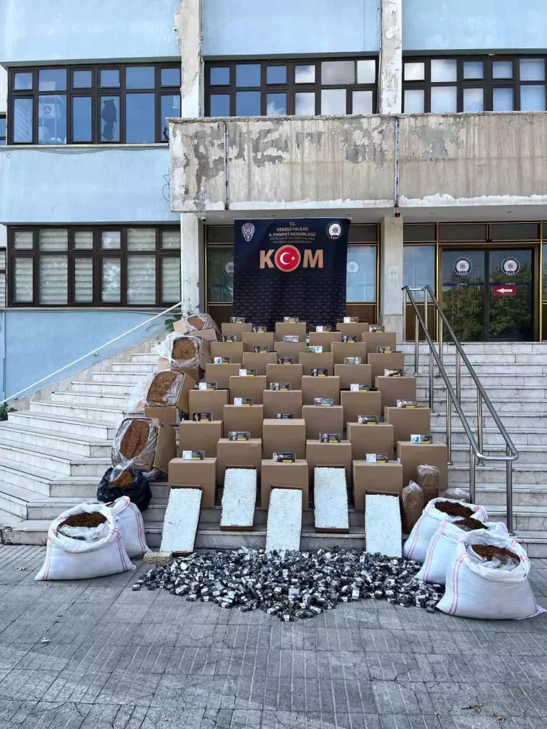 Denizli’de Kaçak Sigara Operasyonu: Binlerce Ürün Ele Geçirildi