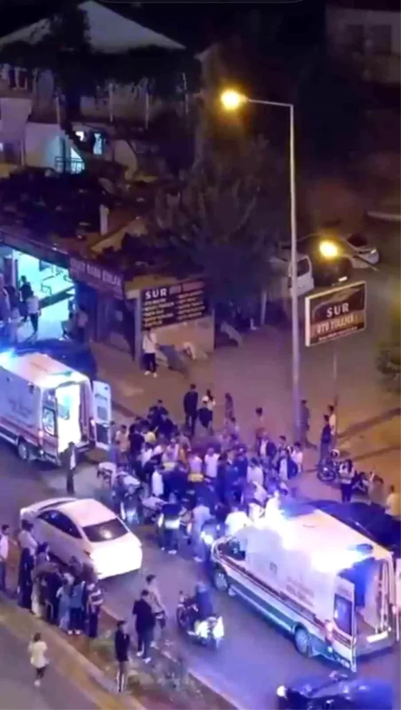 Diyarbakır’da Kadına Motosiklet Çarpması