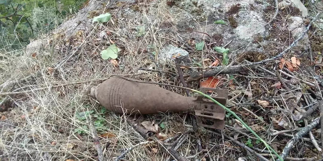 Gümüşhane’de 1. Dünya Savaşı’ndan Kalma Havan Mermisi Bulundu