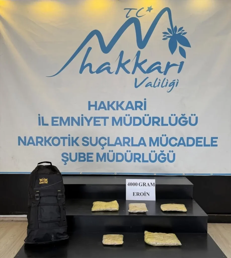 Uyuşturucu Operasyonunda 43 Kilo Eroin Ele Geçirildi