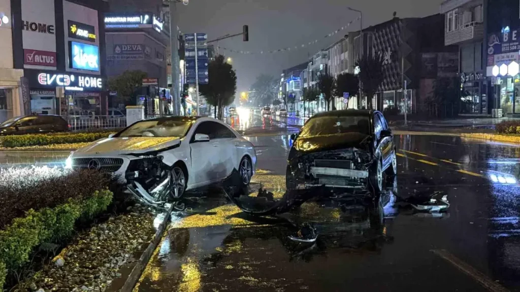 Işık İhlali Kazası Düzce’de 1 Kişiyi Yaraladı